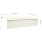 vidaXL Markise Manuell Einziehbar mit Rollo 6x3 m Creme vidaXL Markise Manuell Einziehbar mit Rollo 6x3 m Creme