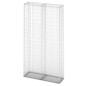 vidaXL Gabionenwand mit Glassteinen und LED-Lampe 85x30x200 cm vidaXL Gabionenwand mit Glassteinen und LED-Lampe 85x30x200 cm