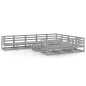 vidaXL 11-tlg. Garten-Lounge-Set Massivholz Kiefer vidaXL 11-tlg. Garten-Lounge-Set Massivholz Kiefer