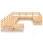 vidaXL 11-tlg. Garten-Lounge-Set Massivholz Kiefer vidaXL 11-tlg. Garten-Lounge-Set Massivholz Kiefer