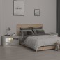 vidaXL Nachttische 2 Stk. mit LED-Leuchten Betongrau 70x36,5x40 cm vidaXL Nachttische 2 Stk. mit LED-Leuchten Betongrau 70x36,5x40 cm