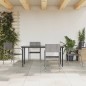 vidaXL 5-tlg. Garten-Essgruppe Grau Poly Rattan vidaXL 5-tlg. Garten-Essgruppe Grau Poly Rattan
