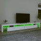 vidaXL TV-Schrank mit LED-Leuchten Weiß 290x36,5x40 cm vidaXL TV-Schrank mit LED-Leuchten Weiß 290x36,5x40 cm