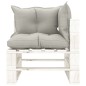 vidaXL 7-tlg. Garten-Lounge-Set Paletten mit Kissen in Taupe Holz vidaXL 7-tlg. Garten-Lounge-Set Paletten mit Kissen in Taupe Holz