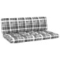 vidaXL 4-tlg. Paletten-Lounge-Set mit Kissen Imprägniertes Kiefernholz vidaXL 4-tlg. Paletten-Lounge-Set mit Kissen Imprägniertes Kiefernholz