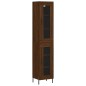 Highboard Braun Eichen-Optik 34,5x34x180 cm Holzwerkstoff Highboard Braun Eichen-Optik 34,5x34x180 cm Holzwerkstoff