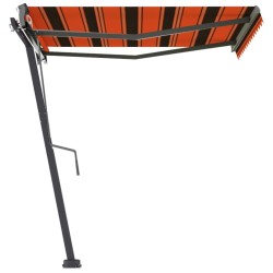vidaXL Standmarkise Automatisch 350x250 cm Orange/Braun
