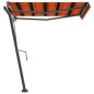 vidaXL Standmarkise Automatisch 350x250 cm Orange/Braun vidaXL Standmarkise Automatisch 350x250 cm Orange/Braun