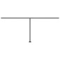 vidaXL Standmarkise Manuell Einziehbar 600x300 cm Anthrazit vidaXL Standmarkise Manuell Einziehbar 600x300 cm Anthrazit