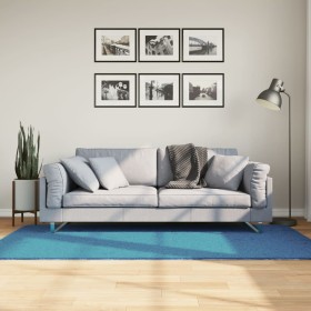 vidaXL Teppich OVIEDO Kurzflor Türkis 100x200 cm
