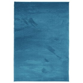 vidaXL Teppich OVIEDO Kurzflor Türkis 160x230 cm