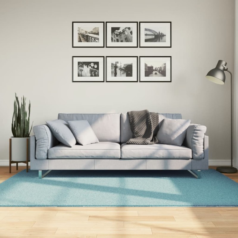 vidaXL Teppich OVIEDO Kurzflor Grün 140x200 cm vidaXL Teppich OVIEDO Kurzflor Grün 140x200 cm