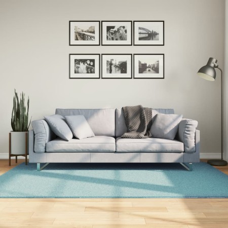 vidaXL Teppich OVIEDO Kurzflor Grün 140x200 cm