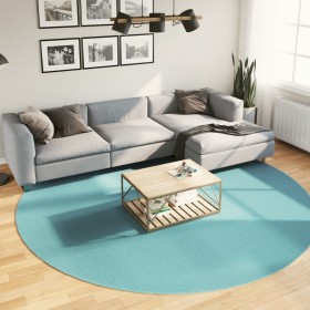 vidaXL Teppich OVIEDO Kurzflor Grün Ø 280 cm