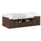 vidaXL Tagesbett Schubladen Braun Eiche-Optik 100x200 cm Holzwerkstoff vidaXL Tagesbett Schubladen Braun Eiche-Optik 100x200 cm Holzwerkstoff