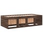 vidaXL Tagesbett Schubladen Braun Eiche-Optik 100x200 cm Holzwerkstoff vidaXL Tagesbett Schubladen Braun Eiche-Optik 100x200 cm Holzwerkstoff