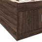 vidaXL Tagesbett Schubladen Braun Eiche-Optik 100x200 cm Holzwerkstoff vidaXL Tagesbett Schubladen Braun Eiche-Optik 100x200 cm Holzwerkstoff
