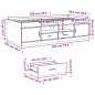 vidaXL Tagesbett Schubladen Braun Eiche-Optik 100x200 cm Holzwerkstoff vidaXL Tagesbett Schubladen Braun Eiche-Optik 100x200 cm Holzwerkstoff