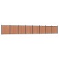 vidaXL Zaunelement Braun 1391x186 cm WPC vidaXL Zaunelement Braun 1391x186 cm WPC