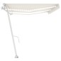 Automatische Markise mit LED & Windsensor 600x350 cm Creme Automatische Markise mit LED & Windsensor 600x350 cm Creme