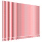 vidaXL Markisenbespannung Rot und Weiß Gestreift 3,5x2,5 m vidaXL Markisenbespannung Rot und Weiß Gestreift 3,5x2,5 m
