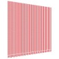 vidaXL Markisenbespannung Rot und Weiß Gestreift 4x3,5 m vidaXL Markisenbespannung Rot und Weiß Gestreift 4x3,5 m
