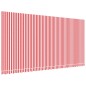 vidaXL Markisenbespannung Rot und Weiß Gestreift 6x3 m vidaXL Markisenbespannung Rot und Weiß Gestreift 6x3 m