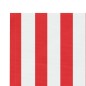 vidaXL Markisenbespannung Rot und Weiß Gestreift 6x3 m vidaXL Markisenbespannung Rot und Weiß Gestreift 6x3 m