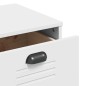 vidaXL Highboard VIKEN Weiß 80x40x190 cm Massivholz Kiefer vidaXL Highboard VIKEN Weiß 80x40x190 cm Massivholz Kiefer