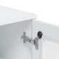 vidaXL Highboard VIKEN Weiß 80x40x190 cm Massivholz Kiefer vidaXL Highboard VIKEN Weiß 80x40x190 cm Massivholz Kiefer