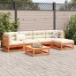 vidaXL 6-tlg. Garten-Sofagarnitur Wachsbraun Massivholz Kiefer vidaXL 6-tlg. Garten-Sofagarnitur Wachsbraun Massivholz Kiefer