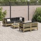 vidaXL 6-tlg. Garten-Sofagarnitur mit Kissen Kiefernholz Imprägniert vidaXL 6-tlg. Garten-Sofagarnitur mit Kissen Kiefernholz Imprägniert
