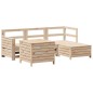 vidaXL 5-tlg. Garten-Sofagarnitur Massivholz Kiefer vidaXL 5-tlg. Garten-Sofagarnitur Massivholz Kiefer