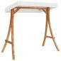 vidaXL Hollywoodschaukel mit Dach Massivholz Fichte mit Teak-Finish vidaXL Hollywoodschaukel mit Dach Massivholz Fichte mit Teak-Finish
