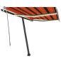 Gelenkarmmarkise mit LED 300x250 cm Orange und Braun Gelenkarmmarkise mit LED 300x250 cm Orange und Braun