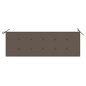 vidaXL 3-Sitzer-Gartenbank mit Auflage 150 cm Massivholz Eukalyptus vidaXL 3-Sitzer-Gartenbank mit Auflage 150 cm Massivholz Eukalyptus
