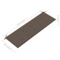 vidaXL 3-Sitzer-Gartenbank mit Auflage 150 cm Massivholz Eukalyptus vidaXL 3-Sitzer-Gartenbank mit Auflage 150 cm Massivholz Eukalyptus
