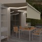 vidaXL Markise Automatisch mit Rollo LED Windsensor 6x3 m Creme vidaXL Markise Automatisch mit Rollo LED Windsensor 6x3 m Creme