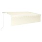 vidaXL Markise Automatisch mit Rollo LED Windsensor 6x3 m Creme vidaXL Markise Automatisch mit Rollo LED Windsensor 6x3 m Creme