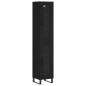 Highboard Schwarz 34,5x34x180 cm Holzwerkstoff Highboard Schwarz 34,5x34x180 cm Holzwerkstoff