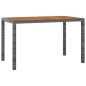 vidaXL 3-tlg. Garten-Essgruppe mit Kissen Poly Rattan Grau vidaXL 3-tlg. Garten-Essgruppe mit Kissen Poly Rattan Grau