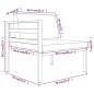 vidaXL 9-tlg. Garten-Lounge-Set mit Kissen Aluminium Anthrazit vidaXL 9-tlg. Garten-Lounge-Set mit Kissen Aluminium Anthrazit
