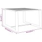 vidaXL 9-tlg. Garten-Lounge-Set mit Kissen Aluminium Anthrazit vidaXL 9-tlg. Garten-Lounge-Set mit Kissen Aluminium Anthrazit