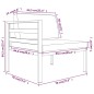 vidaXL 9-tlg. Garten-Lounge-Set mit Kissen Aluminium Anthrazit vidaXL 9-tlg. Garten-Lounge-Set mit Kissen Aluminium Anthrazit