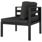 vidaXL 6-tlg. Garten-Lounge-Set mit Kissen Aluminium Anthrazit vidaXL 6-tlg. Garten-Lounge-Set mit Kissen Aluminium Anthrazit
