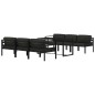vidaXL 7-tlg. Garten-Lounge-Set mit Kissen Aluminium Anthrazit vidaXL 7-tlg. Garten-Lounge-Set mit Kissen Aluminium Anthrazit