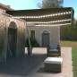 Gelenkarmmarkise mit LED 600x350 cm Anthrazit