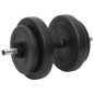 vidaXL Curlhantel und Kurzhantel mit Gewichten 60 kg vidaXL Curlhantel und Kurzhantel mit Gewichten 60 kg
