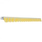 vidaXL Gelenkarmmarkise 600 cm Gelb/Weiß vidaXL Gelenkarmmarkise 600 cm Gelb/Weiß