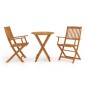 vidaXL 3-tlg. Bistro-Set Klappbar Massivholz Akazie vidaXL 3-tlg. Bistro-Set Klappbar Massivholz Akazie